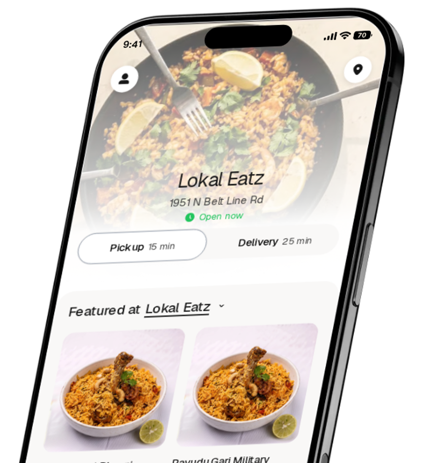 Lokal Eatz app preview